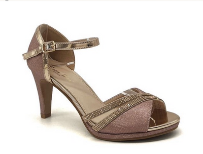 Sandały damskie  7AAN-13.CHAMPAGNE  (36/41,12par)