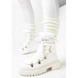 Botki damskie ocieplane 7AJJ53.WHITE  (36/41,12par)