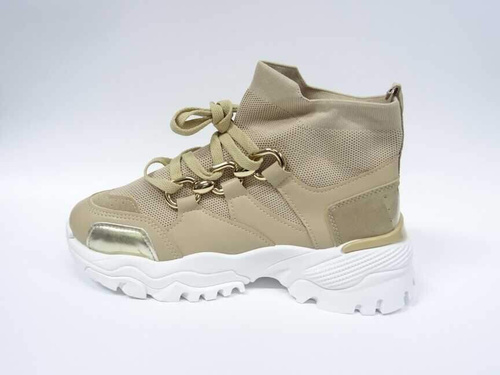 Buty sportowe damskie 7A7065-3.BEIGE (36/41,12par)