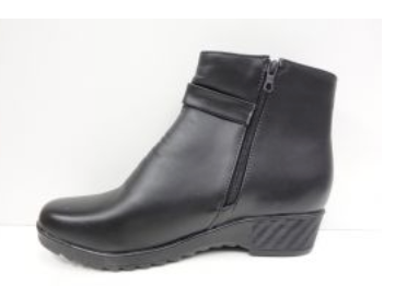 Botki damskie ocieplane 7A430-10.BLACK (37/42,12par)