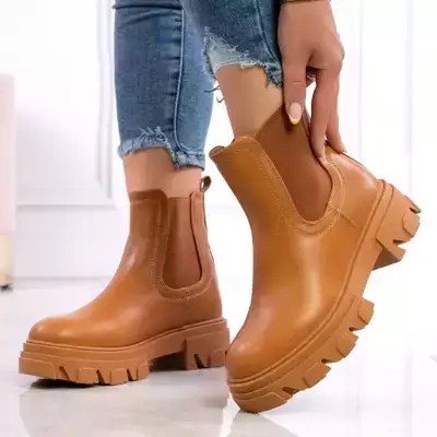 Botki damskie 7ARB117.CAMEL (36/41,12par)