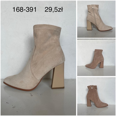 Botki damskie ocieplane 168-391.KOLORDOWYBORU (36/41,12par)