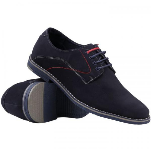 Półbuty męskie AB121A-3.NAVY/RED (40/45,8par)