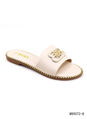 Klapki damskie WS9072-8.BEIGE (36/41,12par)