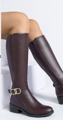 Kozaki damskie  7A68321.BROWN (36/41,12par)