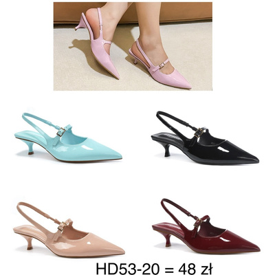 Czółenka damskie HD53-20.KOLORDOWYBORU (36/41 12par)