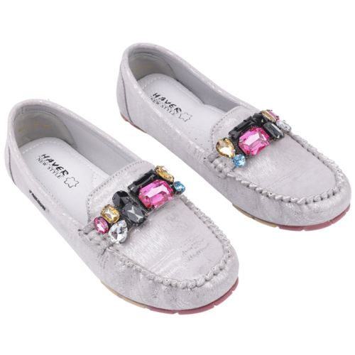 Balerinki damskie MH14-15.SILVER (36/41,12par)