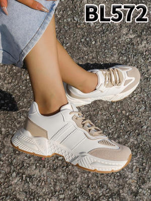 Buty sportowe damskie BL572.KHAKI (36/41,12par)