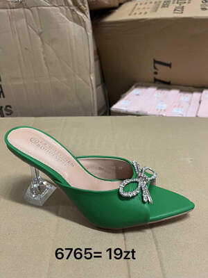 Klapki damskie 7A6765.GREEN (36/41,12par)