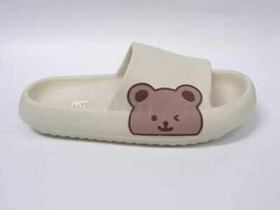 Klapki damskie 7ASP46-2.BEIGE (36/41,12par)