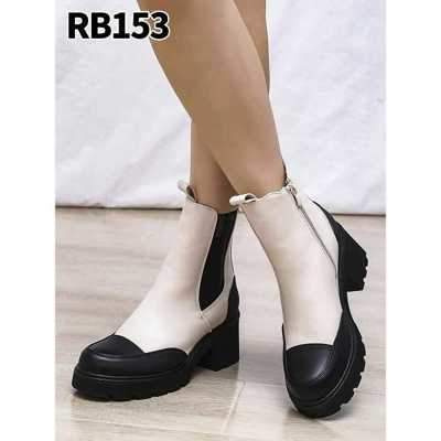 Botki damskie 7ARB153.BEIGE Ocieplane (36/41,12par)