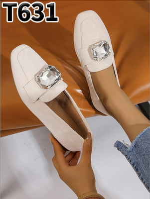 Mokasyny damskie T631.BEIGE (36/41,12par)