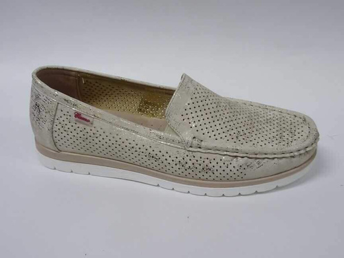 Mokasyny damskie 7A2802-4D.BEIGE (37/42,12par)