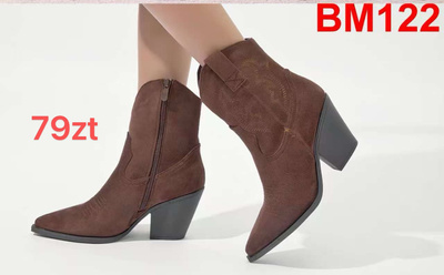 Kozaki damskie 7ABM122.BROWN   (36/41,12par)