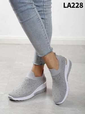 Buty sportowe damskie 7ALA228.GREY (36/41,12par)