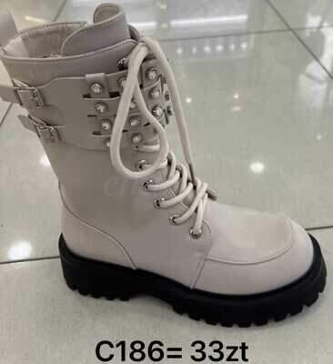 Botki damskie 7AC186.BEIGE (36/41,12par)