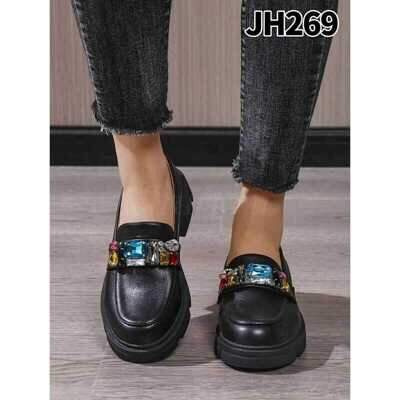 Półbuty damskie 7AJH269.BLACK (36/41,12par)