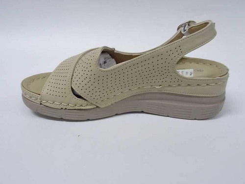 Sandały damskie 7A6093-3.BEIGE (36/41,12par)