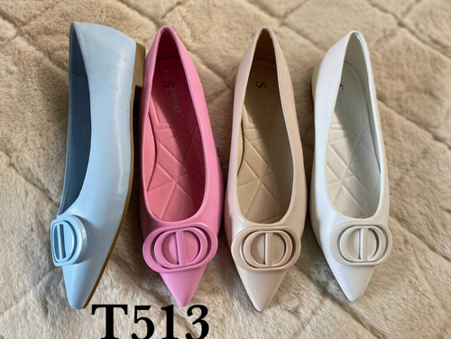Balerinki damskie 7AT513.WHITE (36/41,12par)