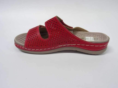 Klapki damskie 7AW715-4.RED (36/41,12par)