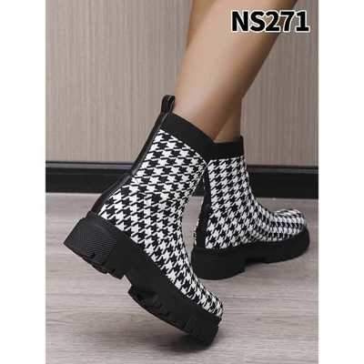 Botki damskie ocieplane 7ANS271.BLACK  (36/41,12par)