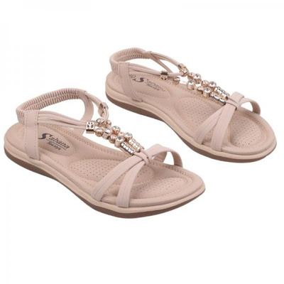 Sandały damskie DH23-3.BEIGE (36/41,12par)
