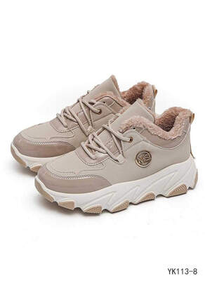 Buty sportowe damskie YK113-8.BEIGE (36/41,12par)