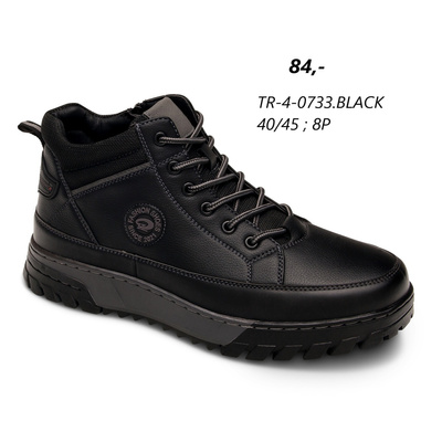 Trzewiki męskie 9AB-4-0733.BLACK (40/45,8par)