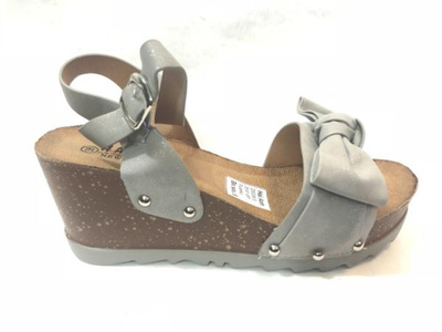 Sandały damskie D500B-5..GREY (36/41,8par)