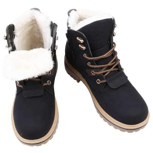 Trzewiki damskie B165-19.BLACK/BROWN (37/41,8par)