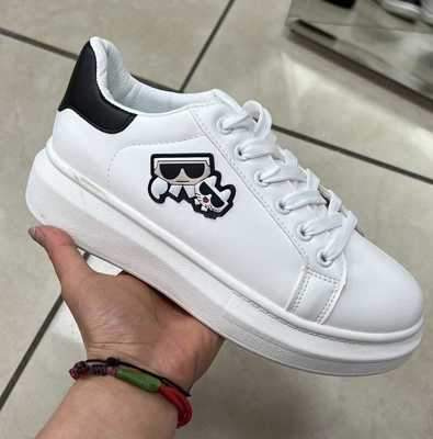 Buty sportowe damskie 7ABY23.WHITE/BLACK (37/42,12par)