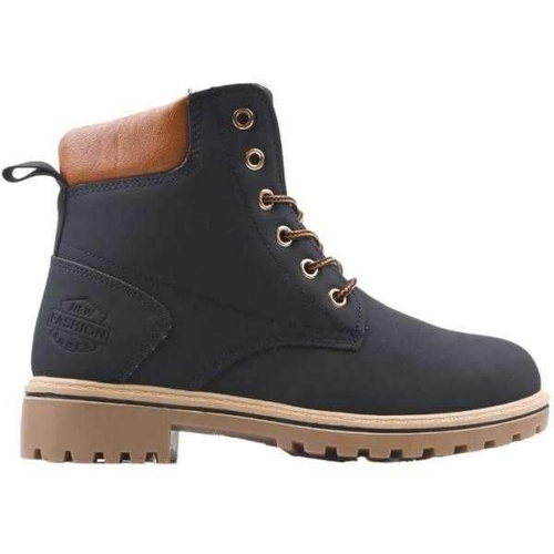 Trzewiki damskie B166-3.NAVY/CAMEL (37/41,8par)