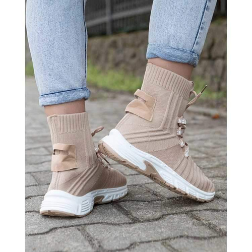 Buty sportowe damskie LA193.KHAKI (36/41,12par)