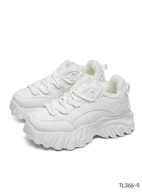 Buty sportowe damskie TL366-9.WHITE (36/41,12par)