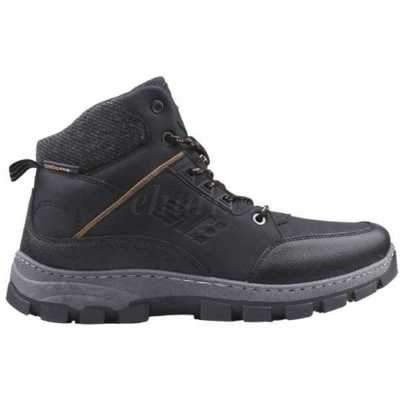 Trzewiki męskie A2040-1.BLACK/CAMEL (41/46,8par)