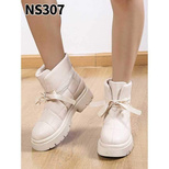 Botki damskie 7ANS307.BEIGE Ocieplany (36/41,12par)