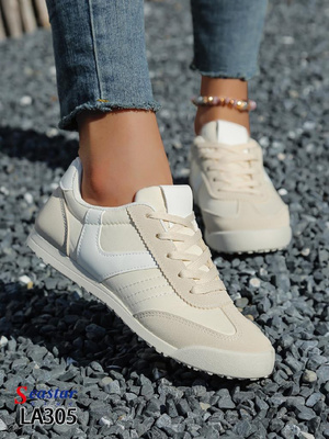 Buty sportowe damskie 7ALA305.BEIGE (36/41,12par)