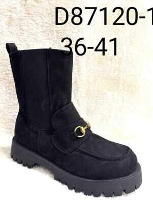 Botki damskie 7AD87120-1.BLACK (36/41,8par)