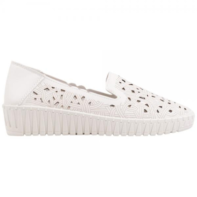 Balerinki damskie F42-5.WHITE (36/41,12par)