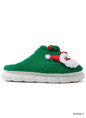 Kapcie damskie  7AWS9036-7.GREEN  (36/41,12par)
