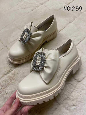 Półbuty damskie  7ANC1259.BEIGE (36/41,12par)