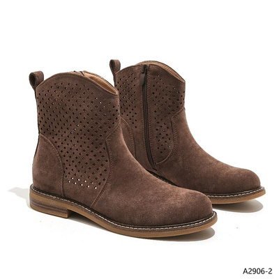 Botki damskie 7AA2906-2.COFFEE (36/41,12par)
