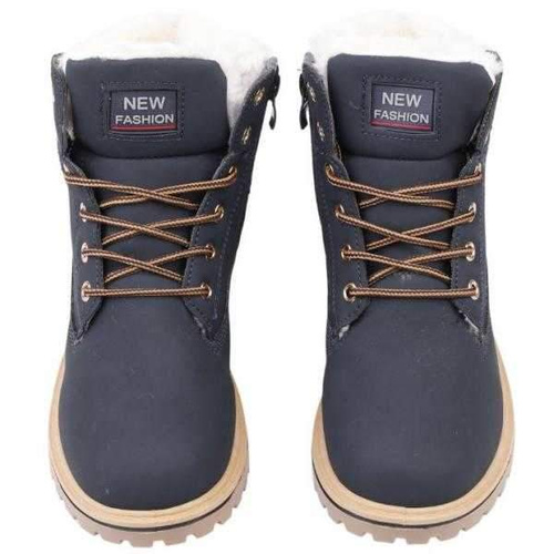 Trzewiki damskie B164-3.NAVY/CAMEL (37/41,8par)