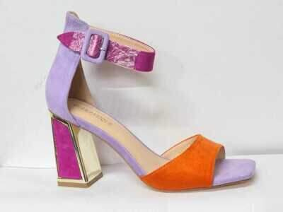 Sandały damskie  7AX8351.ORANGE  (36/41,12par)