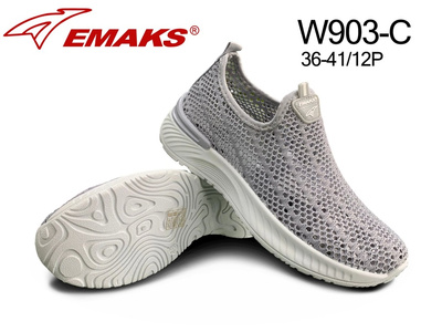 Buty sportowe damskie W903-C.GREY (36/41,12par)