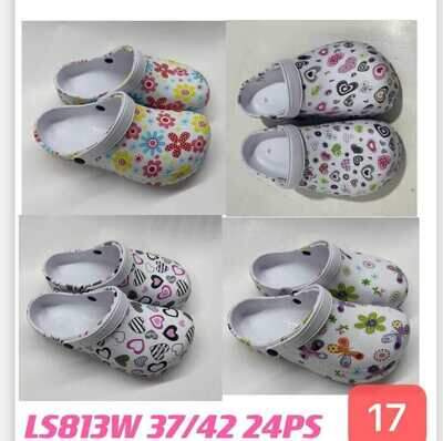 Klapki damskie 7ALS813W.MIX (37/42,24par)