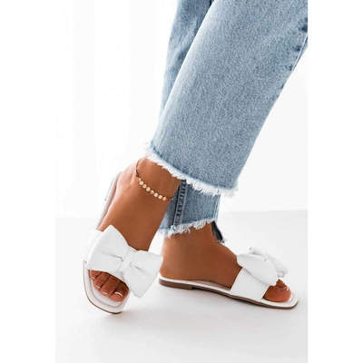 Klapki damskie 7AM1802.WHITE (36/41,12par)