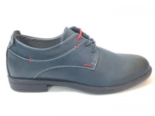 Półbuty męskie AB301-3.NAVY/RED (40/45,8par)