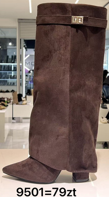 Kozaki damskie 9501.BROWN (36/41,12par)