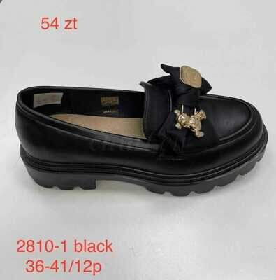 Półbuty damskie 7A2810-1.BLACK (36/41,12par)
